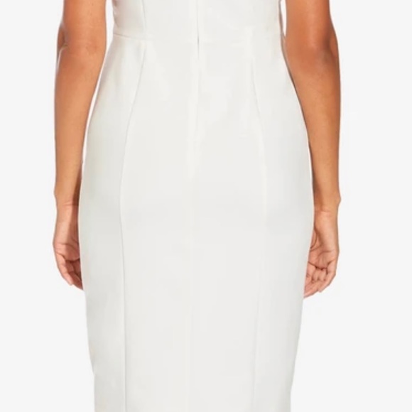 NWT Cap sleeve sheath dress with draped bodice - Picture 2 of 7